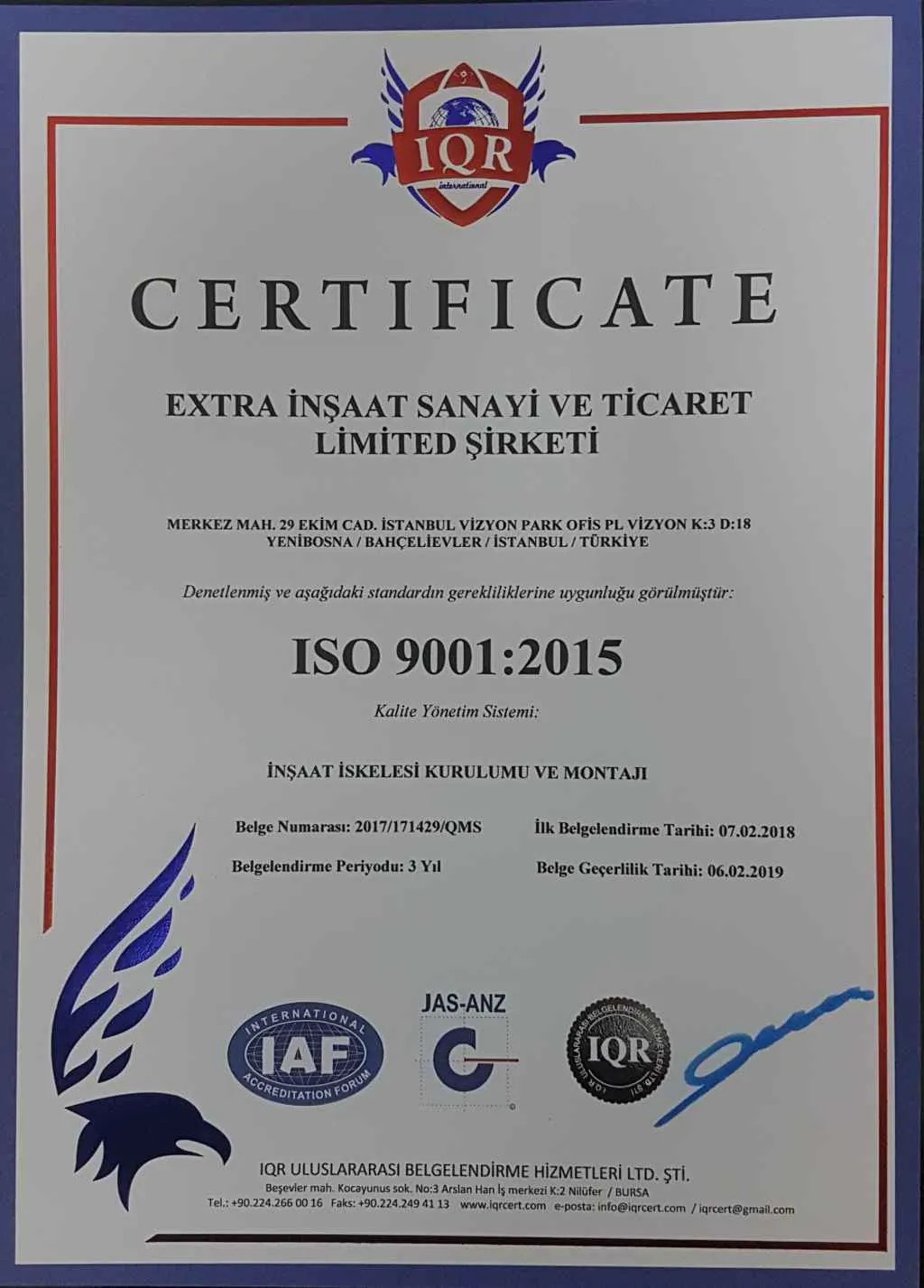 ISO 9001:2015